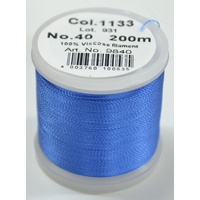 Madeira Rayon 40 #1133 BLUE 200m Machine Embroidery Thread