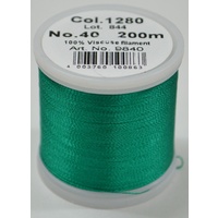 Madeira Rayon 40 #1280 MALLARD GREEN 200m Machine Embroidery Thread