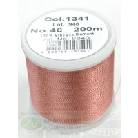 Madeira Rayon 40 #1341 DEEP MAUVE 200m Machine Embroidery Thread