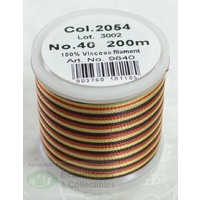 Madeira Rayon 40 Multi-COLOUR #2054 200m Machine Embroidery Thread