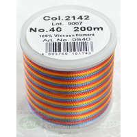 Madeira Rayon 40 MULTI-COLOUR #2142 200m Machine Embroidery Thread