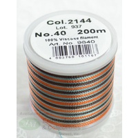 Madeira Rayon 40 Multi-COLOUR #2144 200m Machine Embroidery Thread