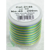 Madeira Rayon 40 Multi-COLOUR #2146 200m Machine Embroidery Thread