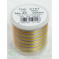 Madeira Rayon 40 Multi-COLOUR #2147 200m Machine Embroidery Thread