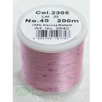 Madeira Rayon 40 POTPOURRI #2305 PINK 200m Machine Embroidery Thread