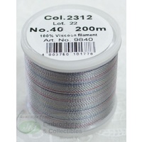 Madeira Rayon 40 POTPOURRI #2312 GREY 200m Machine Embroidery Thread