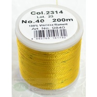 Madeira Rayon 40 POTPOURRI #2314 YELLOW 200m Machine Embroidery Thread