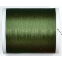 Madeira Rayon 40, #1357 DARK ARMY GREEN, 1000m Machine Embroidery Thread