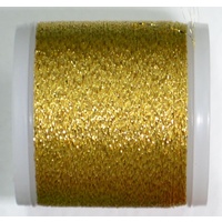 Madeira Metallic 40, 200m Machine Embroidery Thread, Colour 25, GOLD NUGGET