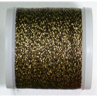 Madeira Metallic 40, 200m Machine Embroidery Thread, Colour 251, ANTIQUE GOLD