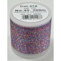 Madeira Metallic 40 #275 Flower Bird 200m Machine Embroidery Thread