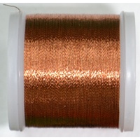 Madeira Metallic 40, 200m COPPER, Machine Embroidery Thread, Colour COPPER