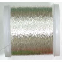 Madeira Metallic 40, Silver, 200m Machine Embroidery Thread