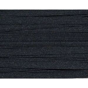 Premium Braided Elastic 6mm BLACK Per Metre