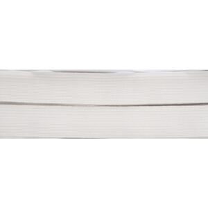 20mm WHITE Braided Elastic 1 Metre Pre-Cut