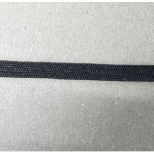BLACK 9mm Knitted Elastic Per Metre