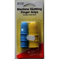 Sew Easy Machine Quilting Finger Grips, 2 Sizes, Fit Thumb &amp; Middle Finger