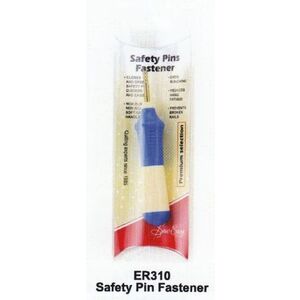Sew Easy Safety Pin Fastener, Non Slip Grip, Prevents Broken Nails !