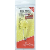 Sew Easy Fusible / Non-Fusible Bias Maker 6mm, Instructions Included