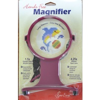 Sew Easy Hands Free 1.5x (4.25x Spot) Magnifier, 105mm Lens, Essential For Craft