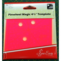 Pinwheel Magic 4 1/2&quot; Template, 3 Different Looks From 1 Template by Sew Easy