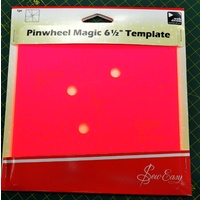 Pinwheel Magic 6 1/2&quot; Template, 3 Different Looks From 1 Template by Sew Easy