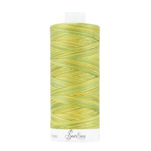 Sew Easy 50/3 Variegated Quilting Thread, #4213, 732m (800yd), 100% Premium Pima Cotton