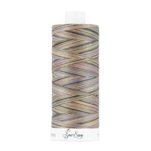 Sew Easy 50/3 Variegated Quilting Thread, #4222, 732m (800yd), 100% Premium Pima Cotton
