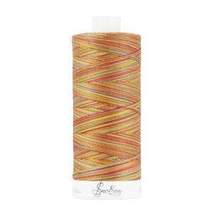 Sew Easy 50/3 Variegated Quilting Thread, #4224, 732m (800yd), 100% Premium Pima Cotton
