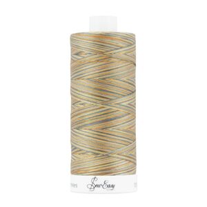 Sew Easy 50/3 Variegated Quilting Thread, #4243, 732m (800yd), 100% Premium Pima Cotton