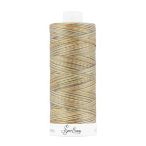 Sew Easy 50/3 Variegated Quilting Thread, #4243, 732m (800yd), 100% Premium Pima Cotton