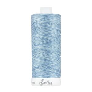 Sew Easy 50/3 Variegated Quilting Thread, #4254, 732m (800yd), 100% Premium Pima Cotton