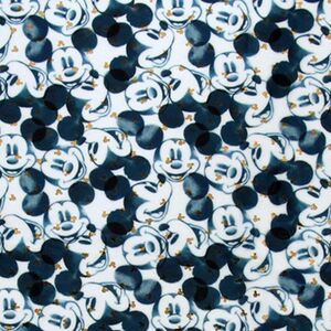 Minky Metallic Mickey Watercolour 100% Polyester Fabric, 148cm wide FAB.MM06