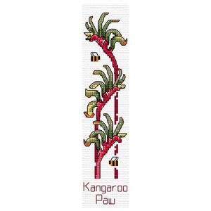 Country Threads KANGAROO PAW Book Mark Cross Stitch Kit #FJ-010