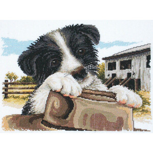 Country Threads READY FOR WORK Cross Stitch Kit 26 x 34cm 14ct Aida #FJ-1049