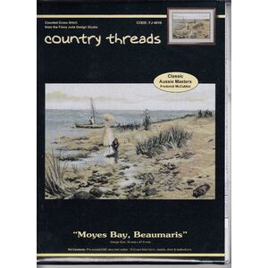 MOYES BAY, BEAUMARIS Country Threads Cross Stitch Kit, 30 x 47.5cm, FJ-4016