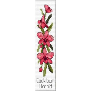 Country Threads COOKTOWN ORCHID Bookmark Counted Cross Stitch Kit 4cm x 20cm