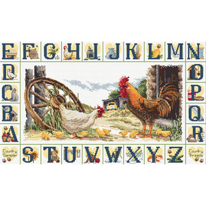 Country Sampler Counted Cross Stitch Chart by Country Threads FJP-1009 (FJ-1009)