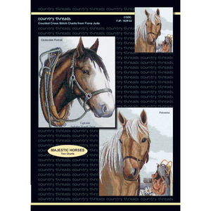 Majestic Horses Cross Stitch Charts by Country Threads