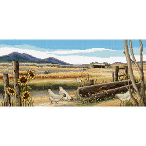 Sweeping Plains Cross Stitch Chart by Country Threads FJP-1057