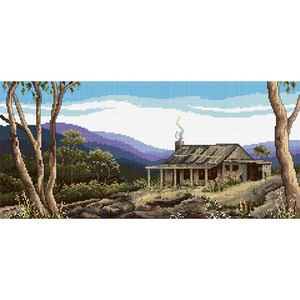 Mountain Ranges Counted Cross Stitch Chart by Country Threads FJP-1058