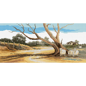 The Drought Counted Cross Stitch Chart by Country Threads FJP-1059