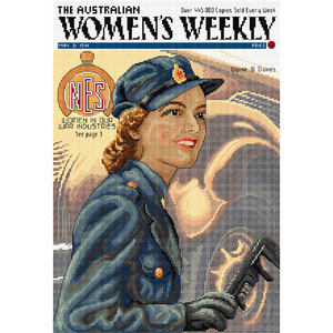 AWW WOMEN IN WAR INDUSTRIES Cross Stitch CHART by Country Threads