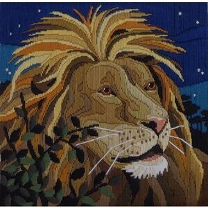 Country Threads SAVANNAH KING Longstitch Kit FLS-5007 30cm x 30cm