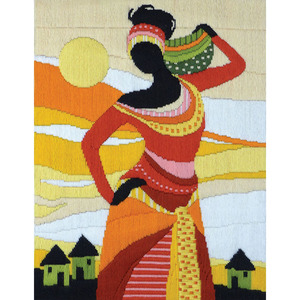 Country Threads AFRICAN LADY Longstitch Kit FLS-5017 30cm x 40cm