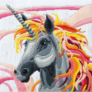 Country Threads UNICORN Longstitch Kit FLS-5027 30cm x 30cm