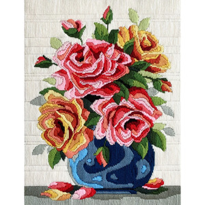 Country Threads ROSES Longstitch Kit FLS-5029 30cm x 40cm