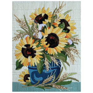 Country Threads SUNFLOWERS Long stitch Kit FLS-5032 30cm x 40cm