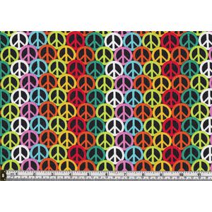 Fat Quarter C0020, Approx 50 x 52cm, 100% Cotton Print Fabric, Multi Peace