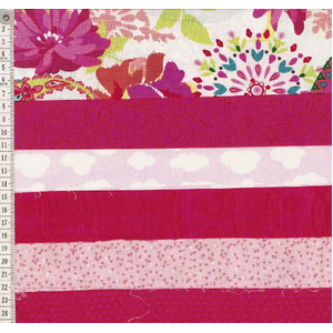 Mix Pinks Fat Quarter 6 Pack Per Image, #002